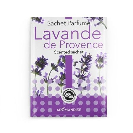 Sachet parfumé, 100% naturel et Fairtrade, Lavande de Provence - 15g - Les encens du monde