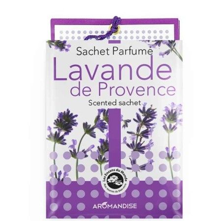 Sachet parfumé, 100% naturel et Fairtrade, Lavande de Provence - 15g - Les encens du monde