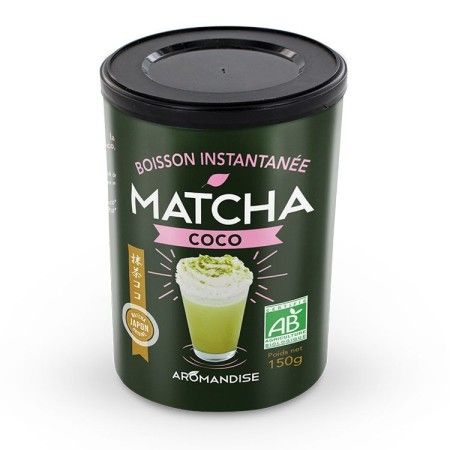 Boisson instantanée, Matcha Coco BIO - 100g - Aromandise