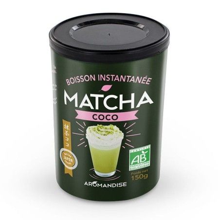 Boisson instantanée, Matcha Coco BIO - 150g - Aromandise