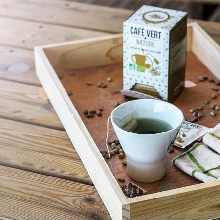 Café vert BIO en sachets, Nature - 18 sachets, 54g - Aromandise