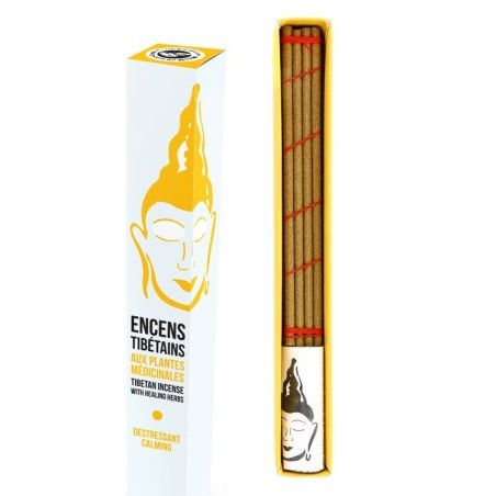 Incenso tibetano con erbe medicinali Dolkar - Lotus, antistress - 16x 45min. - Gli incensi del mondo