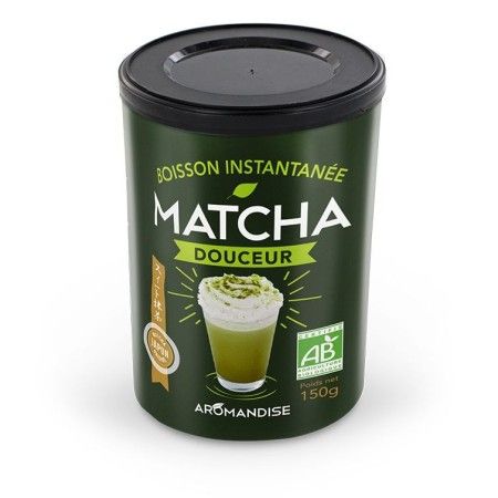 Boisson instantanée, Matcha Douceur BIO - 100g - Aromandise