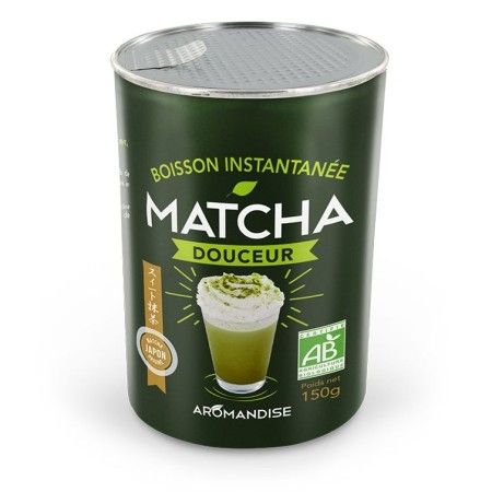 Boisson instantanée, Matcha Douceur BIO - 100g - Aromandise